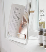 Tablet and Cookbook Stand - Steel + Wood from Yamazaki Home