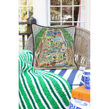 Central Park Hand-Embroidered Pillow from Quirks!