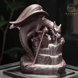 Ceramic Dragon Backflow Incense Burner from incenseocean