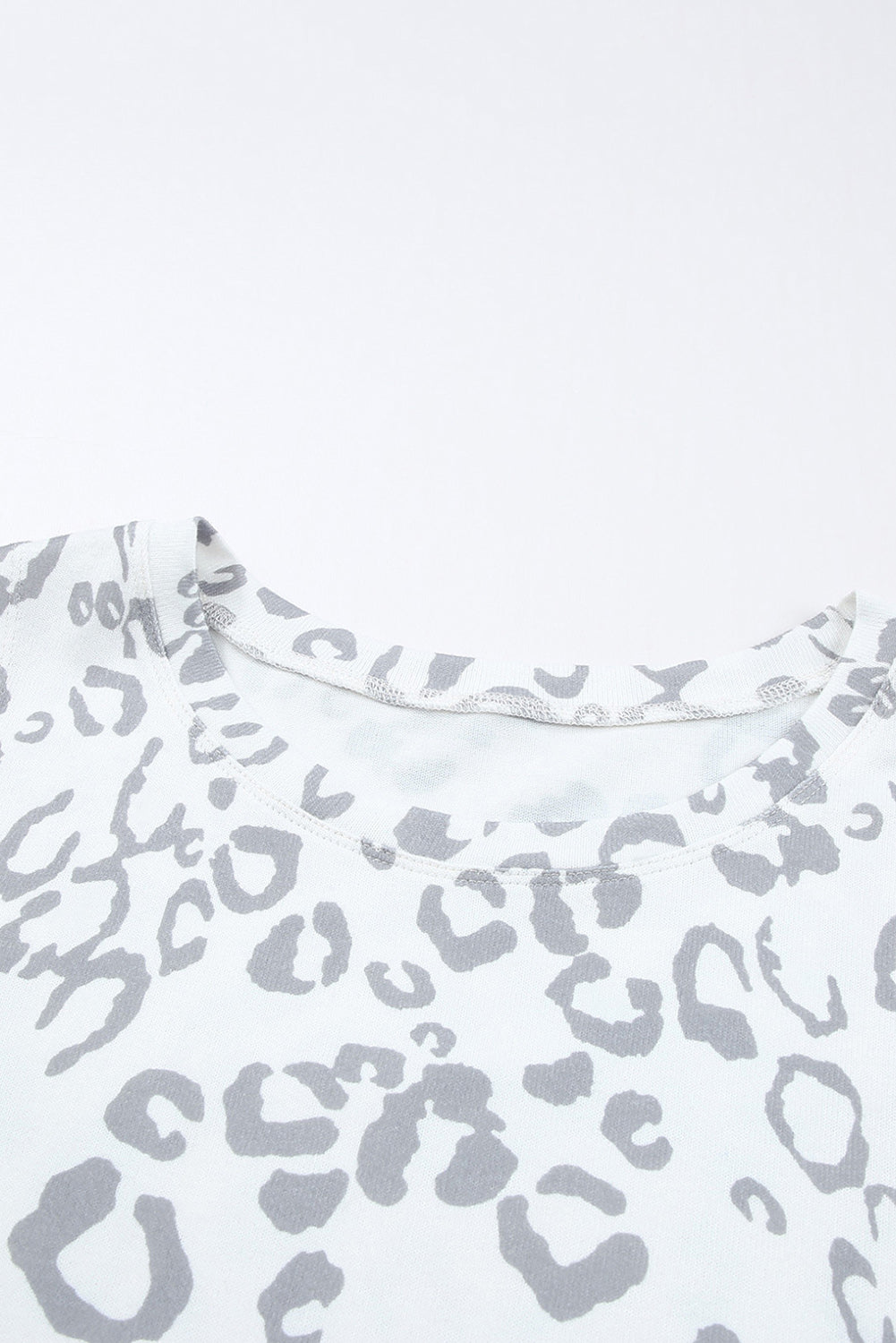 Jemma Leopard Print Crew Neck Tank Top From Threaded Pear