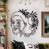 Chain Head Lady Metal Wall Art from VITAHOME DESIGN LLC