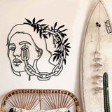 Chain Head Lady Metal Wall Art from VITAHOME DESIGN LLC