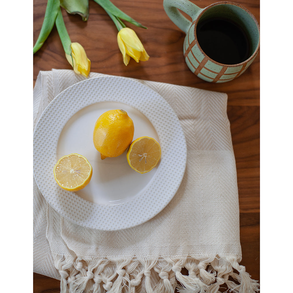 Herringbone Turkish Hand Towel from SLATE + SALT
