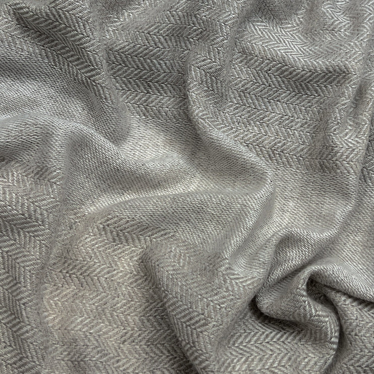 Melange Herringbone Wool Scarf from SLATE + SALT