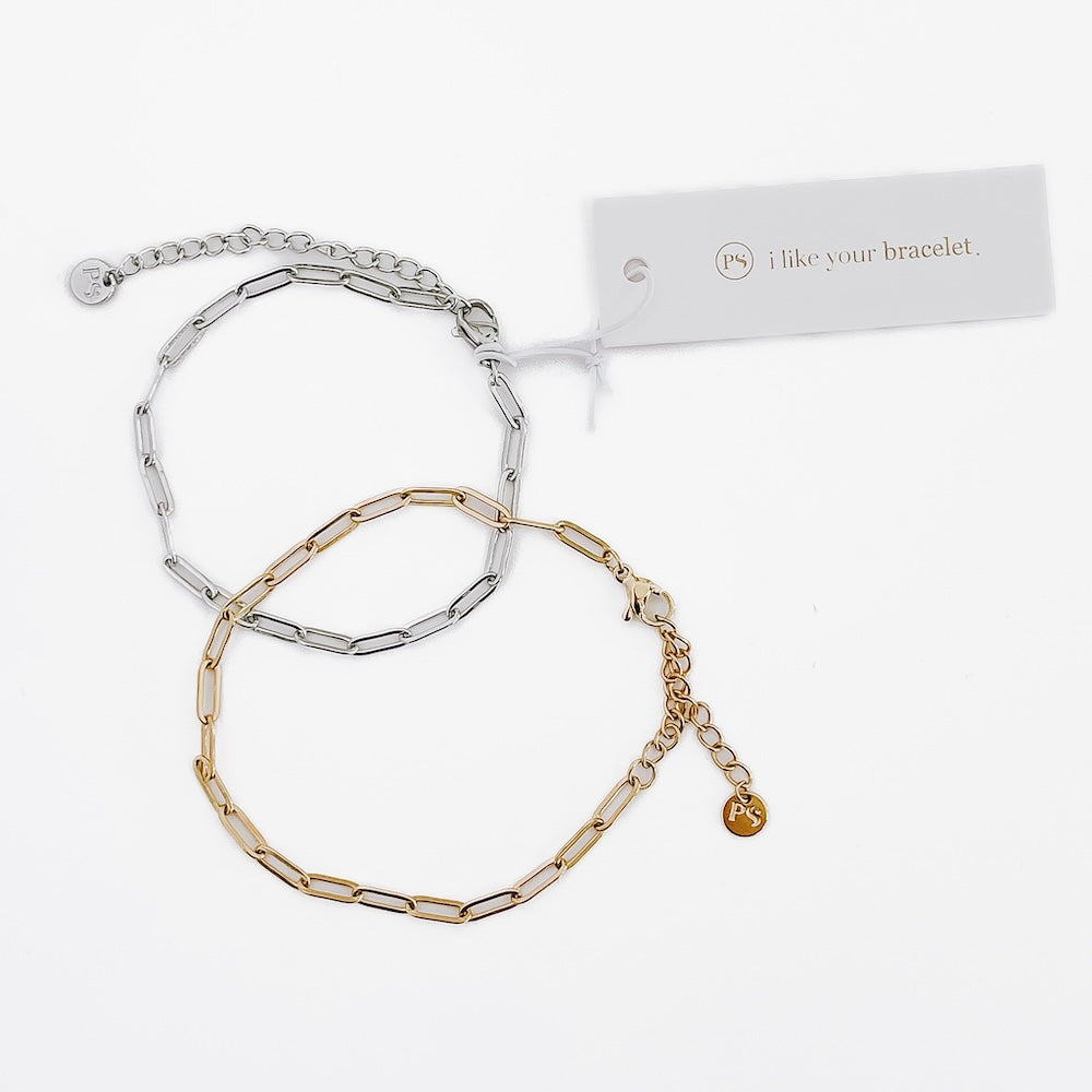 Chanelle Charm Bar Bracelets - WATERPROOF from Pretty Simple