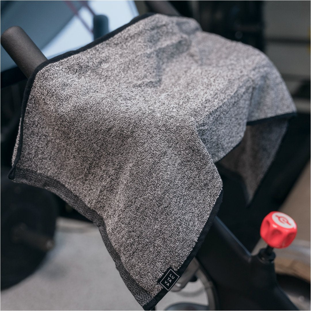 The Charcoal Activated Fitness Towel From Lutava