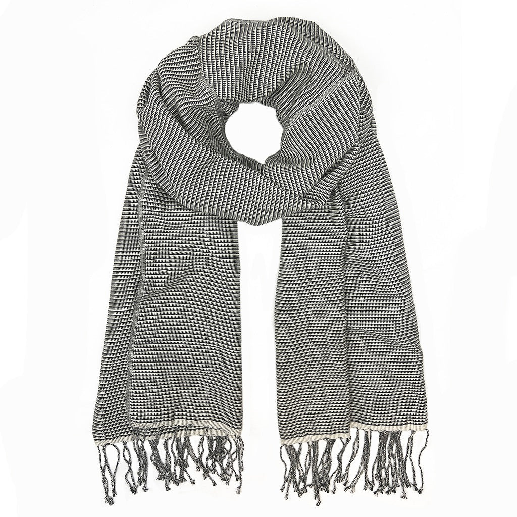 Cambodian Handloom Scarf from SLATE + SALT