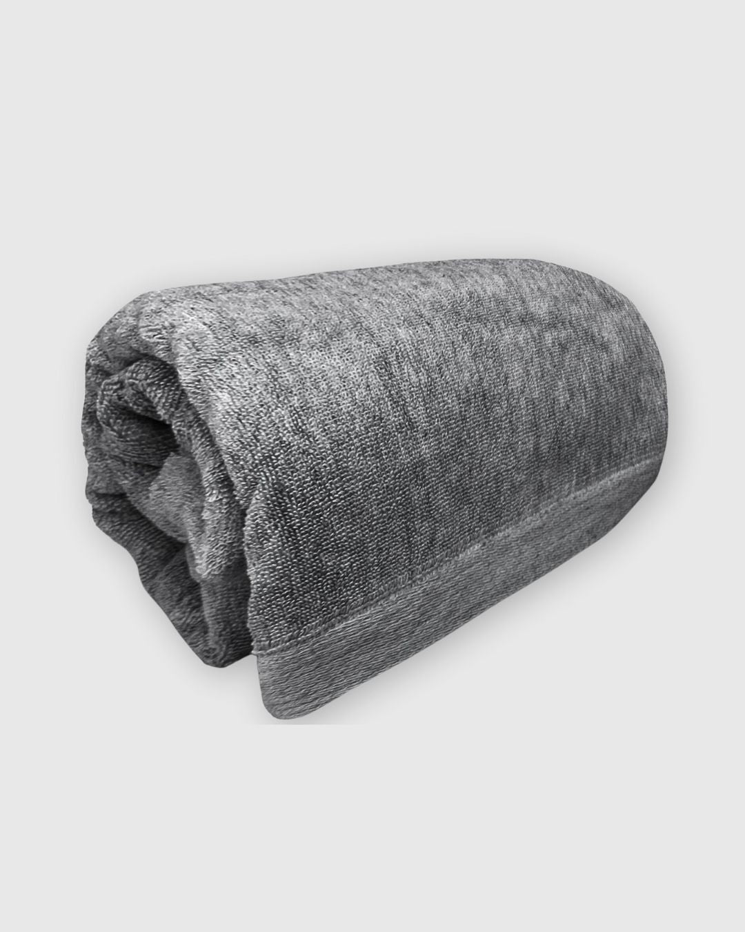 Melange Bamboo Cotton Bath Sheet - Charcoal from BedVoyage