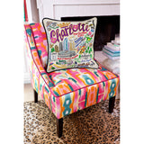 Charlotte Hand-Embroidered Pillow from Quirks!