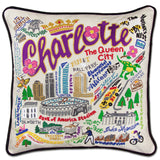 Charlotte Hand-Embroidered Pillow from Quirks!