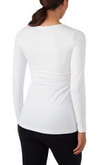 Charlotte Long Sleeves Round Neck Nursing Top from Moderneternity