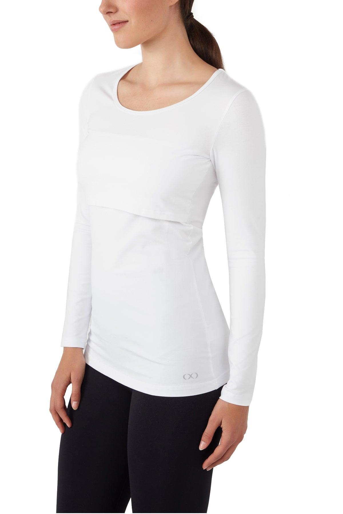Charlotte Long Sleeves Round Neck Nursing Top from Moderneternity