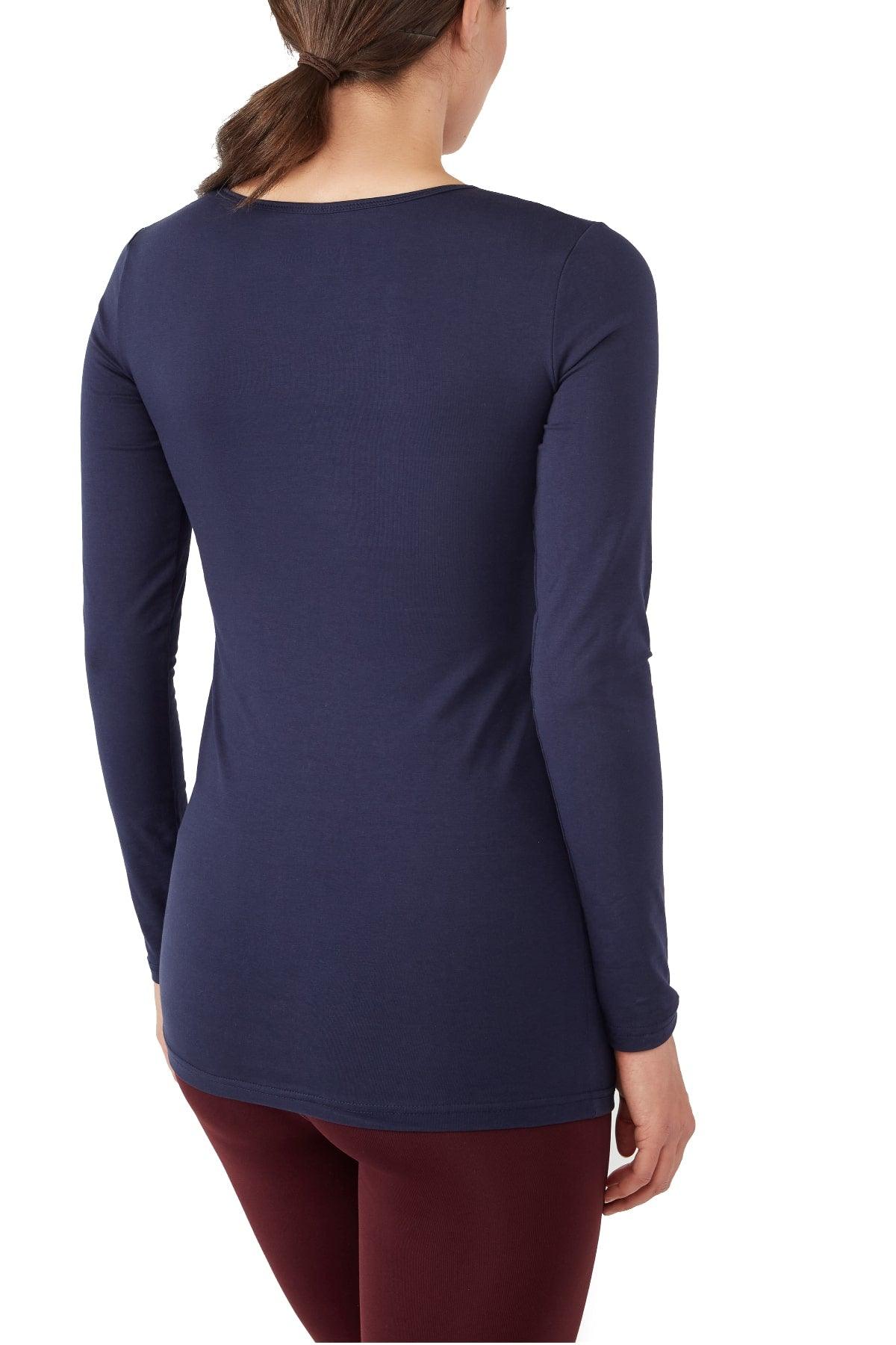 Charlotte Long Sleeves Round Neck Nursing Top from Moderneternity