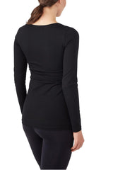 Charlotte Long Sleeves Round Neck Nursing Top from Moderneternity
