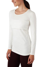 Charlotte Long Sleeves Round Neck Nursing Top from Moderneternity