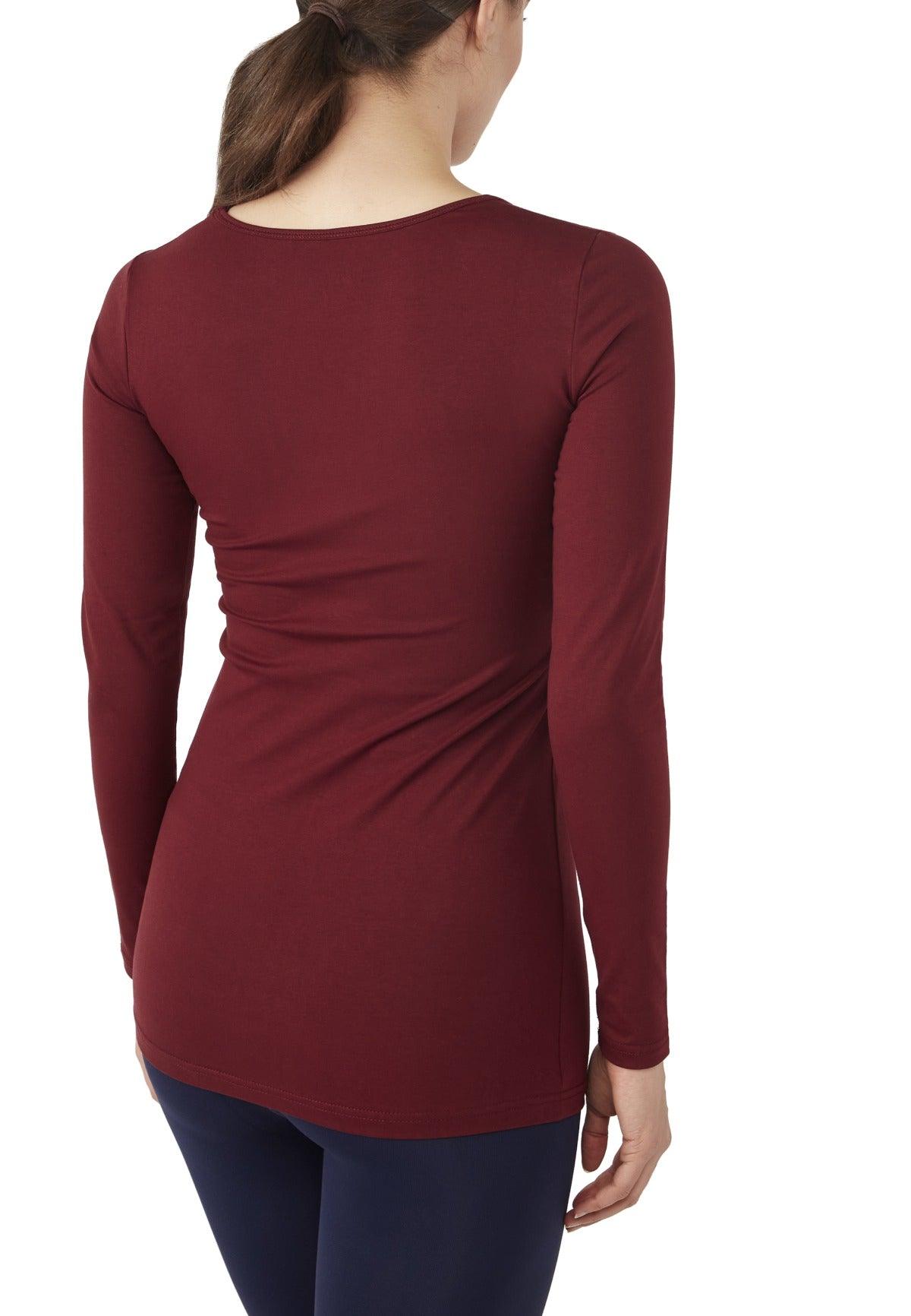 Charlotte Long Sleeves Round Neck Nursing Top from Moderneternity