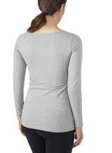 Charlotte Long Sleeves Round Neck Nursing Top from Moderneternity
