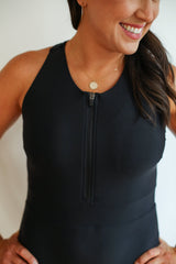 One Piece Zip Up Breastfeeding Swimsuit From Movemama