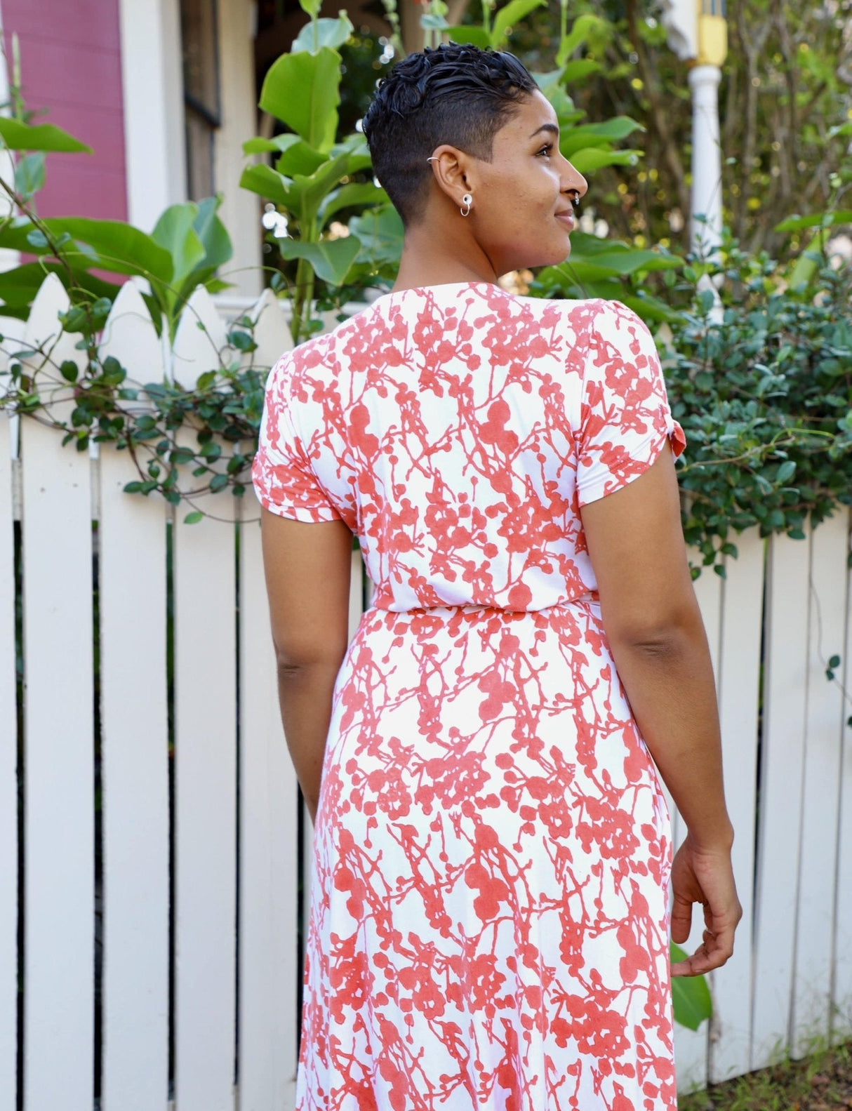 Charmed Organic Wrap Dress from Passion Lilie