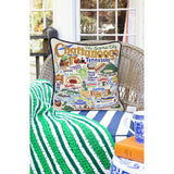 Chattanooga Hand-Embroidered Pillow by CatStudio from Quirks!