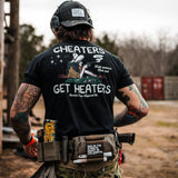 Cheaters Get Heaters Cowboy Edition Men's T-Shirt From Combat Iron Apparel