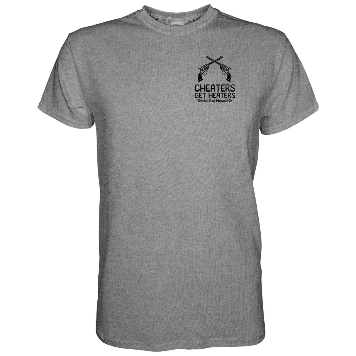 Cheaters Get Heaters Cowboy Edition Men's T-Shirt From Combat Iron Apparel