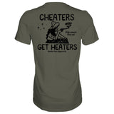 Cheaters Get Heaters Cowboy Edition Men's T-Shirt From Combat Iron Apparel