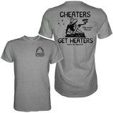 Cheaters Get Heaters Cowboy Edition Men's T-Shirt From Combat Iron Apparel