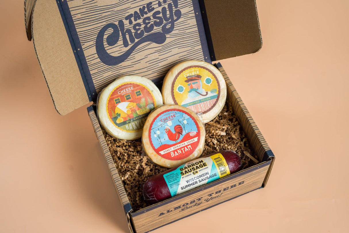 Cheese & Sausage Sampler (4-Pack) from Cheese Brothers, Inc.