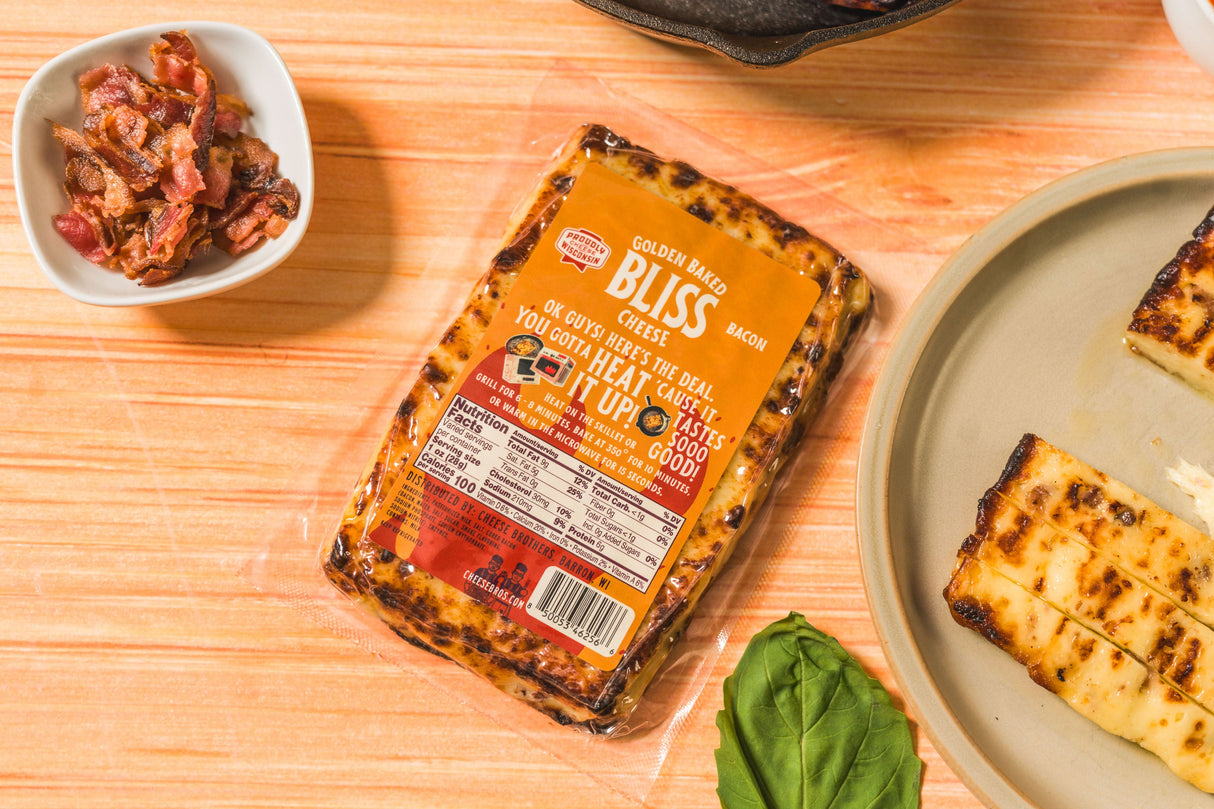 Bacon Golden Baked Bliss Cheese From Cheese Brothers, Inc.