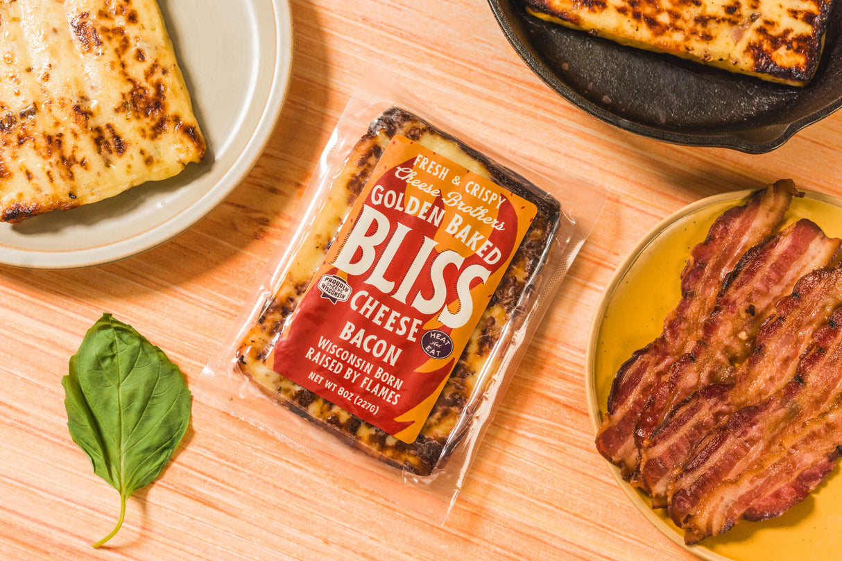 Bacon Golden Baked Bliss Cheese From Cheese Brothers, Inc.