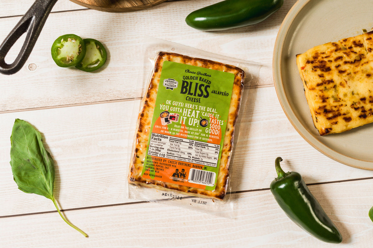 Jalapeño Golden Baked Bliss from Cheese Brothers, Inc.