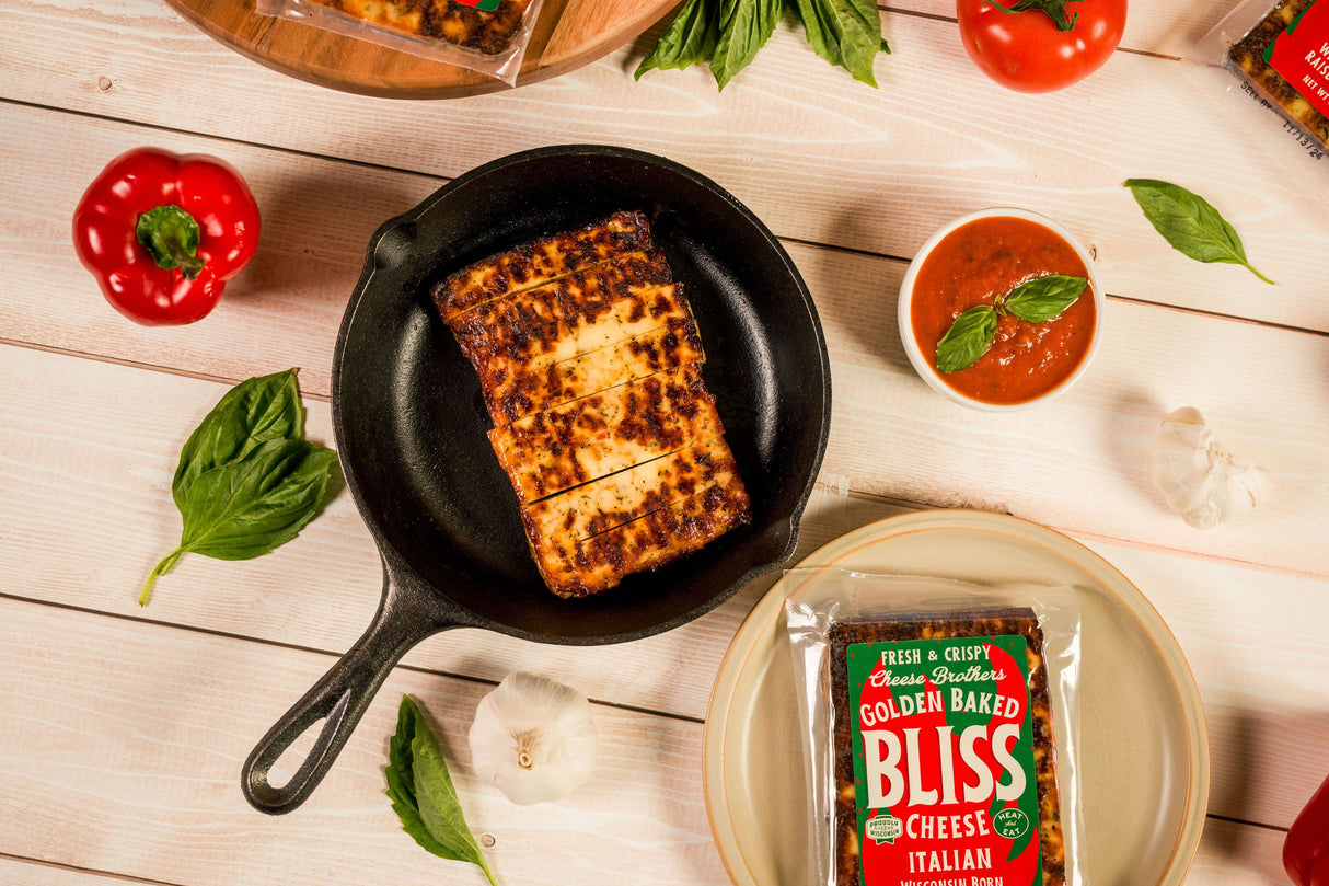 Italian Golden Baked Bliss Cheese from Cheese Brothers, Inc.