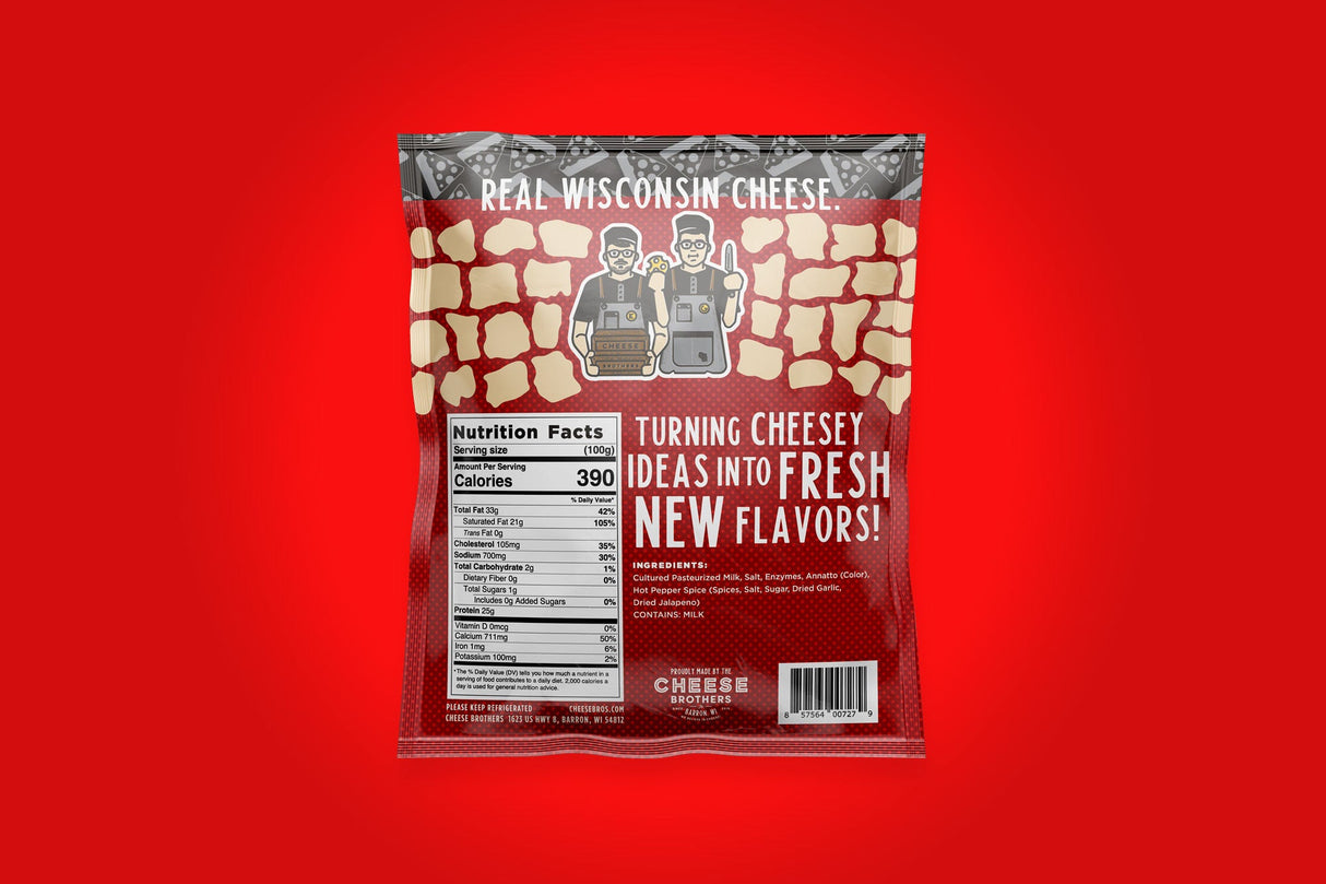 Hot Pepper Cheese Curds *Ships Fresh Daily* from Cheese Brothers, Inc.