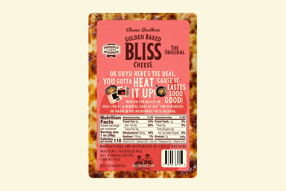 Golden Baked Bliss Cheese from Cheese Brothers, Inc.