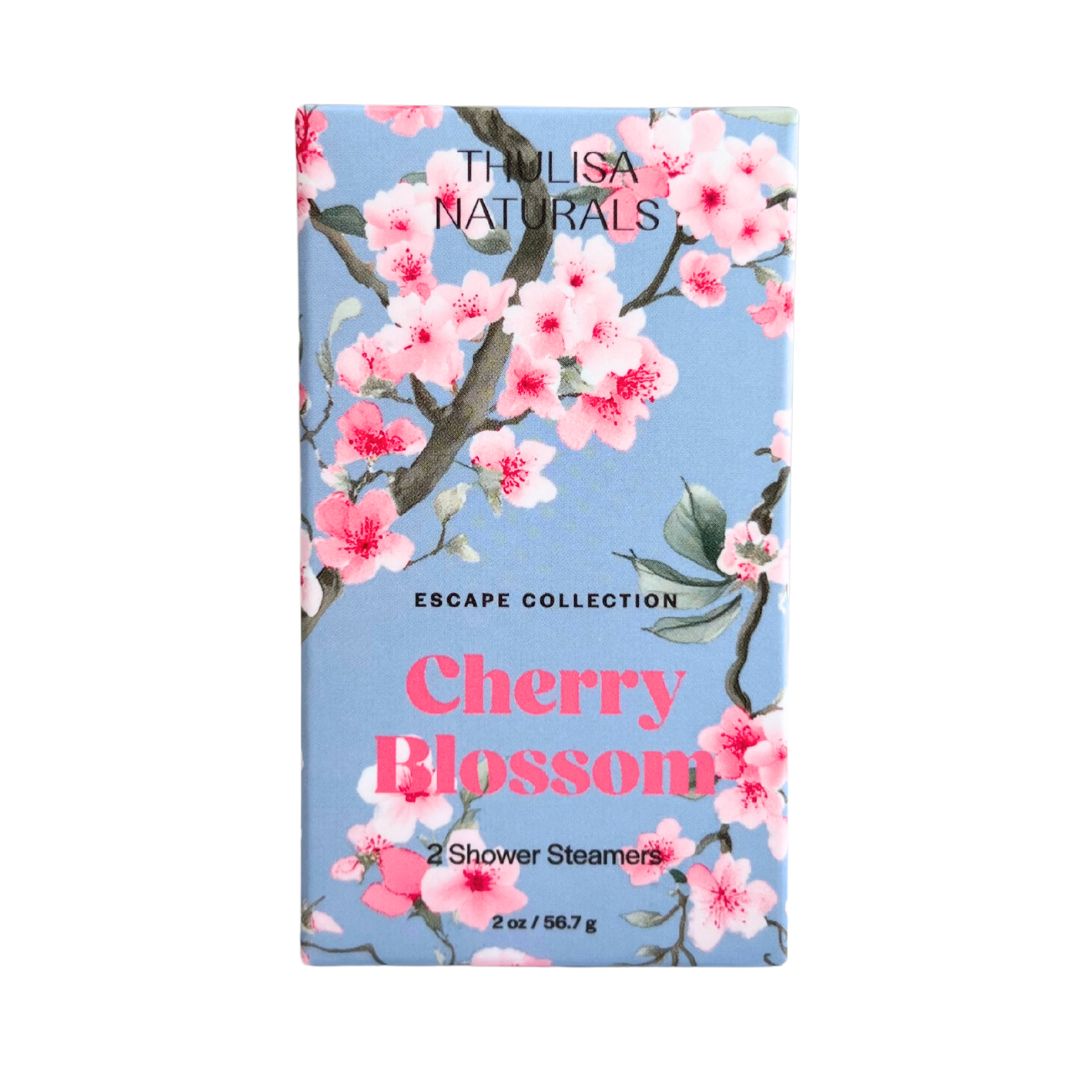Cherry Blossom Shower Steamers |  2 pack gift set from Thulisa Naturals