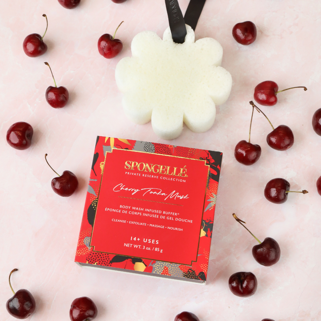 Cherry Tonka Musk | Boxed Flower from Spongellé