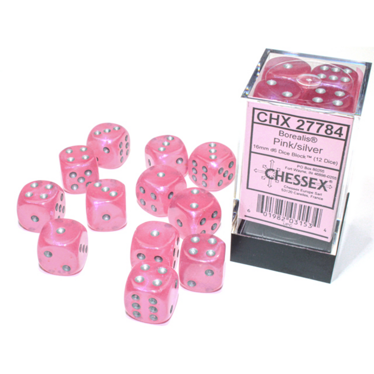 Chessex: D6 Borealis™ Dice Set - 16mm From PunkOuter Games