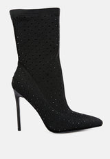 Cheugy Embellished Ankle Boots from London Rag International