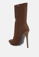 Cheugy Embellished Ankle Boots from London Rag International