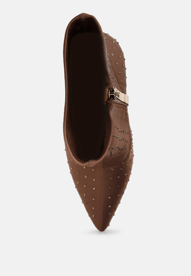 Cheugy Embellished Ankle Boots from London Rag International