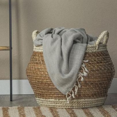 Chevron Oversized Turkish Cotton Throw Blanket – Extra Large, Lightweight, and Stylish from The Bali Market