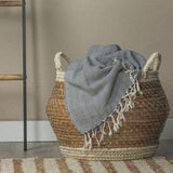 Chevron Oversized Turkish Cotton Throw Blanket – Extra Large, Lightweight, and Stylish from The Bali Market