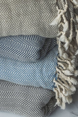 Chevron Oversized Turkish Cotton Throw Blanket – Extra Large, Lightweight, and Stylish from The Bali Market
