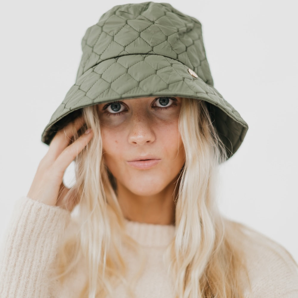 Chiara Quilted Bucket Hat from Pretty Simple