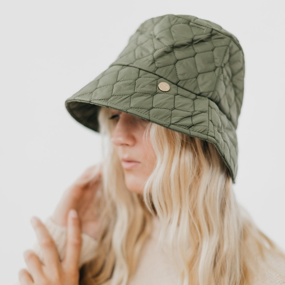 Chiara Quilted Bucket Hat from Pretty Simple