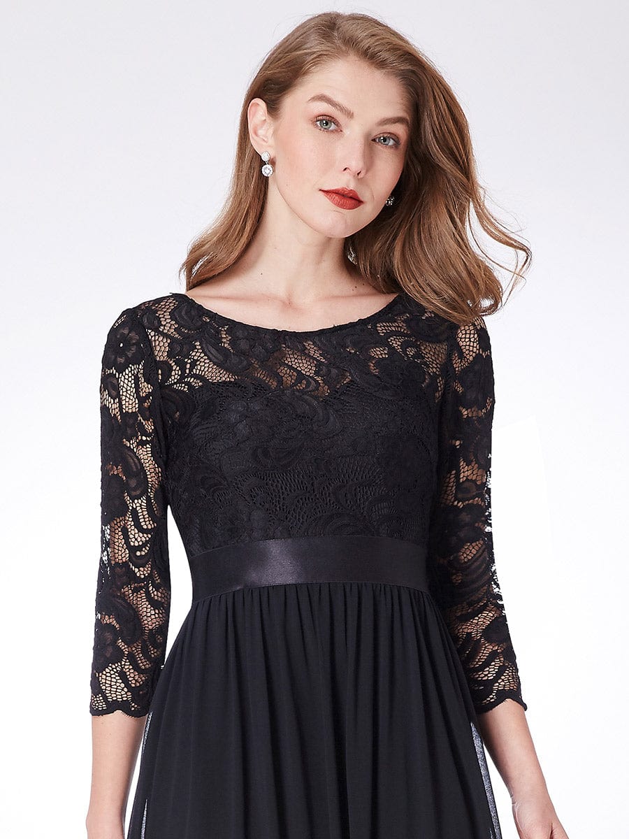 3/4 Sleeve Formal Dress from MsDressly