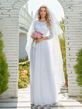 3/4 Sleeve Formal Dress from MsDressly