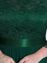 3/4 Sleeve Formal Dress from MsDressly