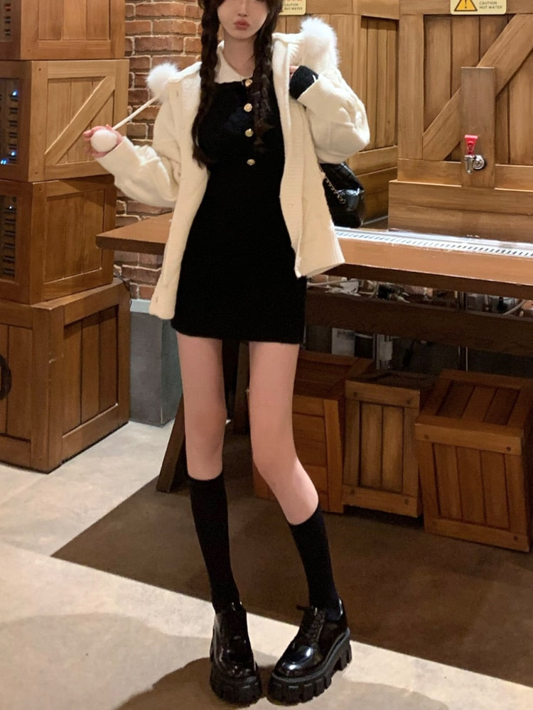 Chic Winter Dress From Kawaii Stop